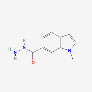 molecular formula C10H11N3O B2636864 1-methyl-1H-indole-6-carboxylic acid hydrazide CAS No. 1160437-50-2