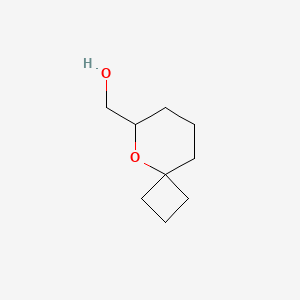 molecular formula C9H16O2 B2636976 5-Oxaspiro[3.5]nonan-6-ylmethanol CAS No. 1874345-95-5