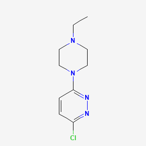 molecular formula C10H15ClN4 B2636997 3-Chloro-6-(4-ethylpiperazin-1-yl)pyridazine CAS No. 939598-19-3