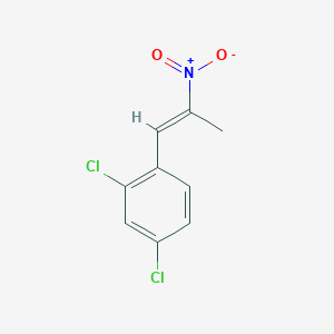 molecular formula C9H7Cl2NO2 B2637008 1-(2,4-Dichlorophenyl)-2-nitropropene CAS No. 18982-44-0