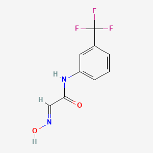molecular formula C9H7F3N2O2 B2637038 2-Hydroxyimino-N-(3-trifluoromethyl-phenyl)-acetamide CAS No. 404-83-1