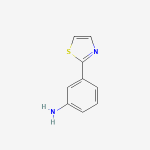 molecular formula C9H8N2S B2637085 3-(1,3-Thiazol-2-yl)aniline CAS No. 184097-39-0
