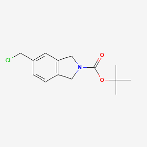 Tert-butyl 5-(chloromethyl)-1,3-dihydroisoindole-2-carboxylate