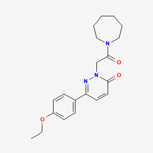2-[2-(Azepan-1-yl)-2-oxoethyl]-6-(4-ethoxyphenyl)pyridazin-3-one