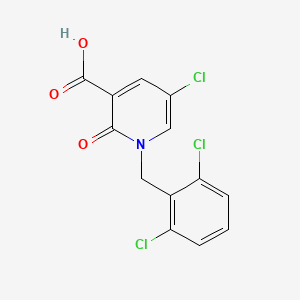 5-Chloro-1-(2,6-dichlorobenzyl)-2-oxo-1,2-dihydro-3-pyridinecarboxylic acid