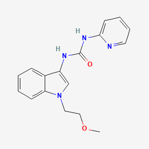 1-(1-(2-methoxyethyl)-1H-indol-3-yl)-3-(pyridin-2-yl)urea