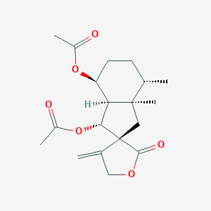 molecular formula C19H26O6 B026372 Bakkenolide L CAS No. 19903-94-7