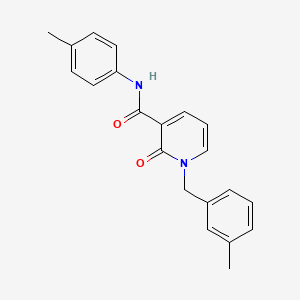 1-(3-methylbenzyl)-2-oxo-N-(p-tolyl)-1,2-dihydropyridine-3-carboxamide