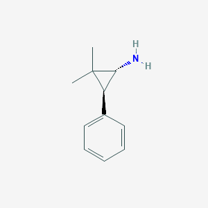 (1R,3S)-rel-2,2-dimethyl-3-phenyl-Cyclopropanamine