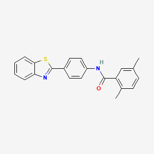 N-[4-(1,3-benzothiazol-2-yl)phenyl]-2,5-dimethylbenzamide