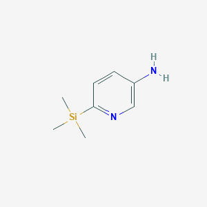 3-Pyridinamine, 6-(trimethylsilyl)-