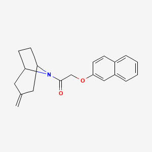 1-((1R,5S)-3-methylene-8-azabicyclo[3.2.1]octan-8-yl)-2-(naphthalen-2-yloxy)ethan-1-one