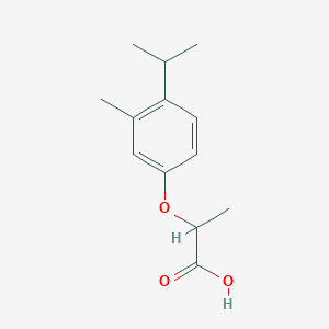 2-[3-Methyl-4-(propan-2-yl)phenoxy]propanoic acid