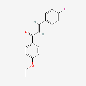 (E)-1-(4-ethoxyphenyl)-3-(4-fluorophenyl)prop-2-en-1-one