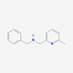 molecular formula C14H16N2 B026376 N-Benzyl-1-(6-methylpyridin-2-YL)methanamine CAS No. 101938-10-7