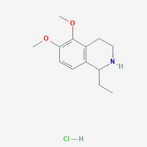 1-Ethyl-5,6-dimethoxy-1,2,3,4-tetrahydroisoquinoline hydrochloride