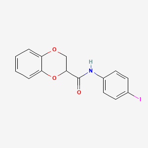 N-(4-iodophenyl)-2,3-dihydro-1,4-benzodioxine-2-carboxamide