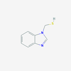 molecular formula C8H8N2S B026377 1H-Benzimidazole-1-methanethiol CAS No. 105377-24-0