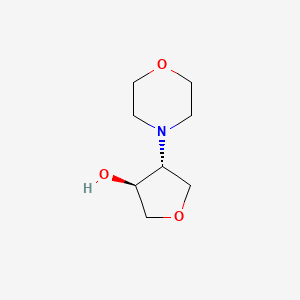 (3S,4R)-4-(morpholin-4-yl)oxolan-3-ol