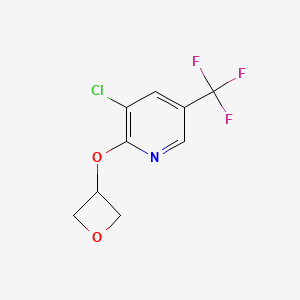 3-Chloro-2-(oxetan-3-yloxy)-5-(trifluoromethyl)pyridine