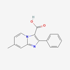 B2637856 7-Methyl-2-phenylimidazo[1,2-a]pyridine-3-carboxylic acid CAS No. 220465-49-6