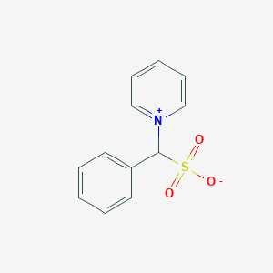 molecular formula C12H11NO3S B2637983 1-[Phenyl(sulfonato)methyl]pyridin-1-ium CAS No. 83283-97-0