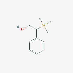 molecular formula C11H18OSi B2638046 2-Phenyl-2-(trimethylsilyl)ethanol CAS No. 122760-31-0