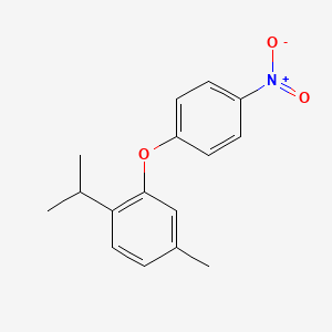 B2638104 1-Isopropyl-4-methyl-2-(4-nitrophenoxy)benzene CAS No. 924870-03-1
