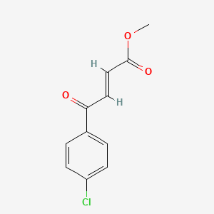 molecular formula C11H9ClO3 B2638142 methyl (2E)-4-(4-chlorophenyl)-4-oxobut-2-enoate CAS No. 32149-26-1