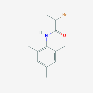 molecular formula C12H16BrNO B2638199 2-bromo-N-mesitylpropanamide CAS No. 104509-24-2