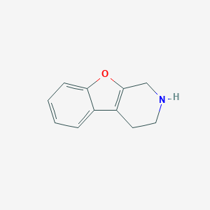 molecular formula C11H11NO B026382 1,2,3,4-Tetrahydrobenzofuro[2,3-c]pyridine CAS No. 106792-29-4