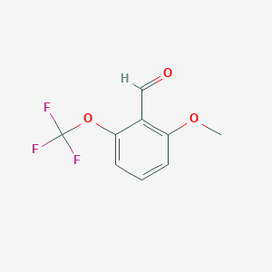 molecular formula C9H7F3O3 B2638234 2-Methoxy-6-(trifluoromethoxy)benzaldehyde CAS No. 1261854-31-2