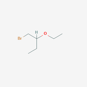 molecular formula C6H13BrO B2638326 1-(Bromomethyl)propyl ethyl ether CAS No. 34264-99-8