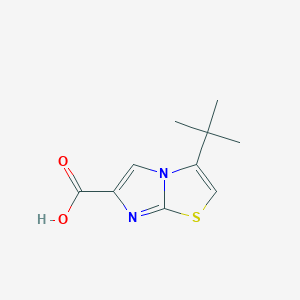 molecular formula C10H12N2O2S B2638367 3-Tert-butylimidazo[2,1-b][1,3]thiazole-6-carboxylic acid CAS No. 891755-28-5