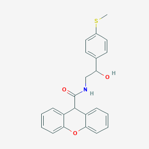 N-(2-hydroxy-2-(4-(methylthio)phenyl)ethyl)-9H-xanthene-9-carboxamide
