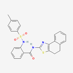 N-(4,5-dihydrobenzo[e][1,3]benzothiazol-2-yl)-2-[(4-methylphenyl)sulfonylamino]benzamide