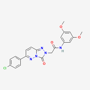 2-(6-(4-chlorophenyl)-3-oxo-[1,2,4]triazolo[4,3-b]pyridazin-2(3H)-yl)-N-(3,5-dimethoxyphenyl)acetamide