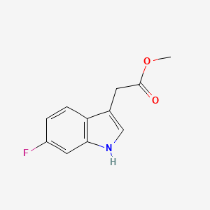 molecular formula C11H10FNO2 B2638594 Methyl 6-Fluoroindole-3-acetate CAS No. 5159-07-9