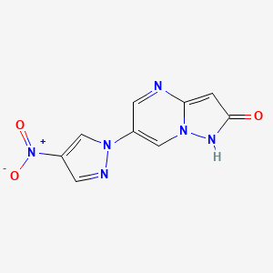 6-(4-nitro-1H-pyrazol-1-yl)pyrazolo[1,5-a]pyrimidin-2(1H)-one