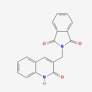 2-[(2-oxo-1,2-dihydroquinolin-3-yl)methyl]-2,3-dihydro-1H-isoindole-1,3-dione
