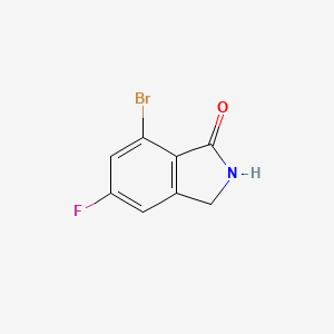 7-Bromo-5-fluoro-2,3-dihydroisoindol-1-one
