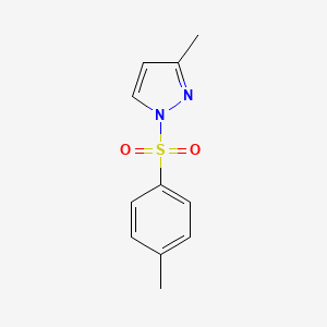molecular formula C11H12N2O2S B2638733 3-Methyl-1-(4-methylphenyl)sulfonylpyrazole CAS No. 6126-11-0