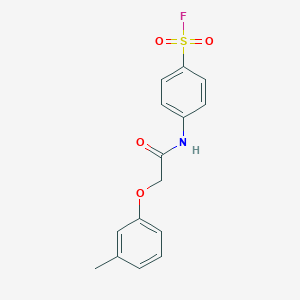 4-[2-(3-Methylphenoxy)acetamido]benzene-1-sulfonyl fluoride