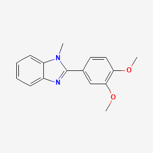 2-(3,4-Dimethoxyphenyl)-1-methylbenzimidazole