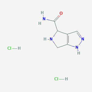 2,4,5,6-Tetrahydropyrrolo[3,4-c]pyrazole-4-carboxamide dihydrochloride