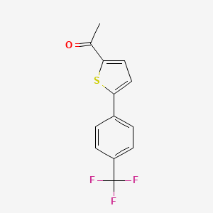 1-(5-(4-(Trifluoromethyl)phenyl)thiophen-2-yl)ethanone