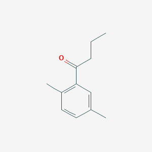 molecular formula C12H16O B2639191 1-(2,5-Dimethylphenyl)butan-1-one CAS No. 35031-53-9