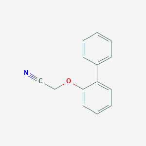 molecular formula C14H11NO B026393 2-(2-phenylphenoxy)acetonitrile CAS No. 107624-44-2