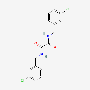molecular formula C16H14Cl2N2O2 B2639317 N,N'-bis[(3-chlorophenyl)methyl]ethanediamide CAS No. 65194-55-0