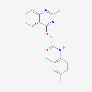molecular formula C19H19N3O2 B2639366 N-(2,4-dimethylphenyl)-2-[(2-methylquinazolin-4-yl)oxy]acetamide CAS No. 1029724-42-2